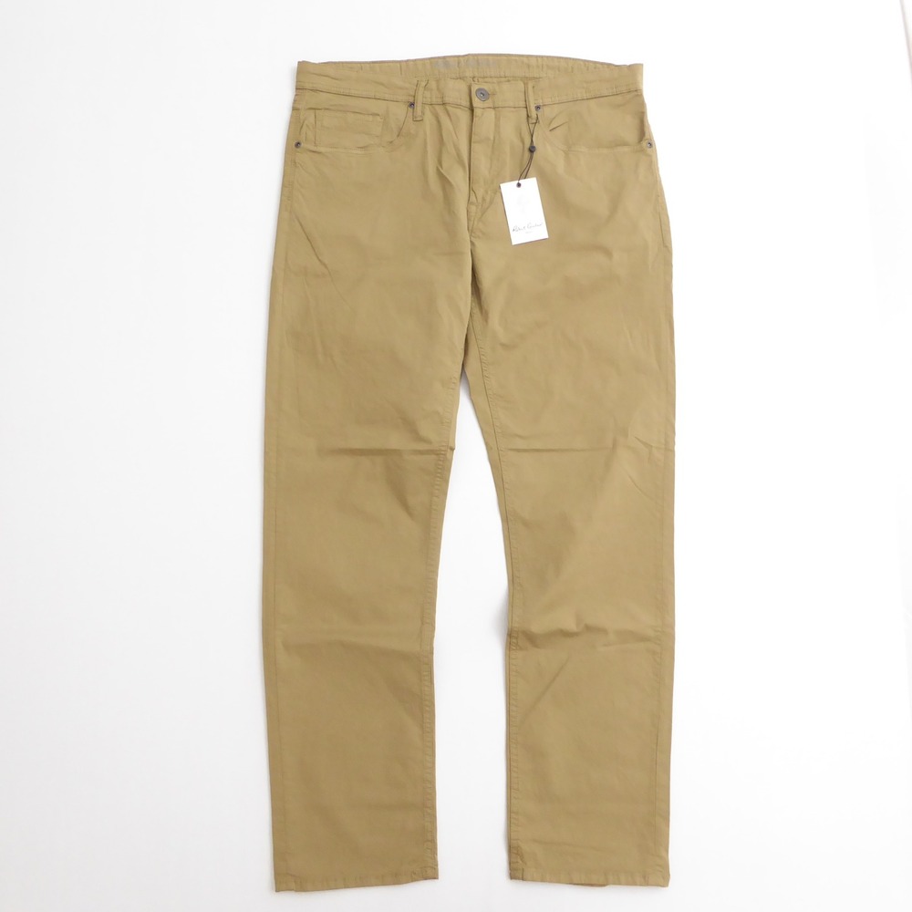 Robert Graham Mens Hagley Pant Khaki Chino Straight Leg 36 x 33